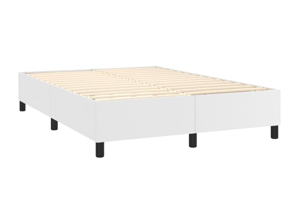 Sommier à Calmetop de lit avec matelas et LED Blanc 140x200 71707JOHP