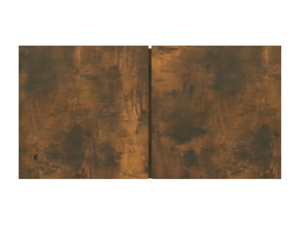 Armoire TV suspendue Chêne fumé 60x30x30 cm Bois d'ingénierie 78463TXZX