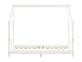 Cadre de lit pour enfant blanc 80x160 cm bois de pin massif 72811PXKD