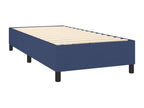Lit à sommier tapissier avec matelas Bleu 80x200 cm Tissu 84708NVNX