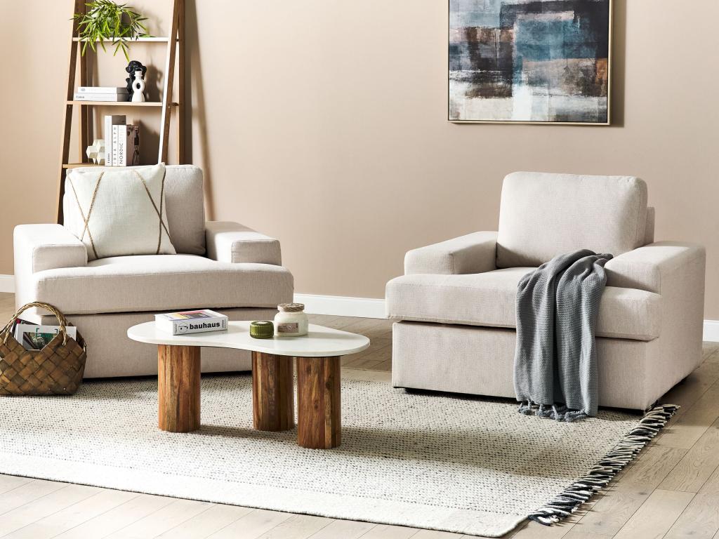 Fauteuil Nidchicshop Tissu Beige clair 72624DDSC