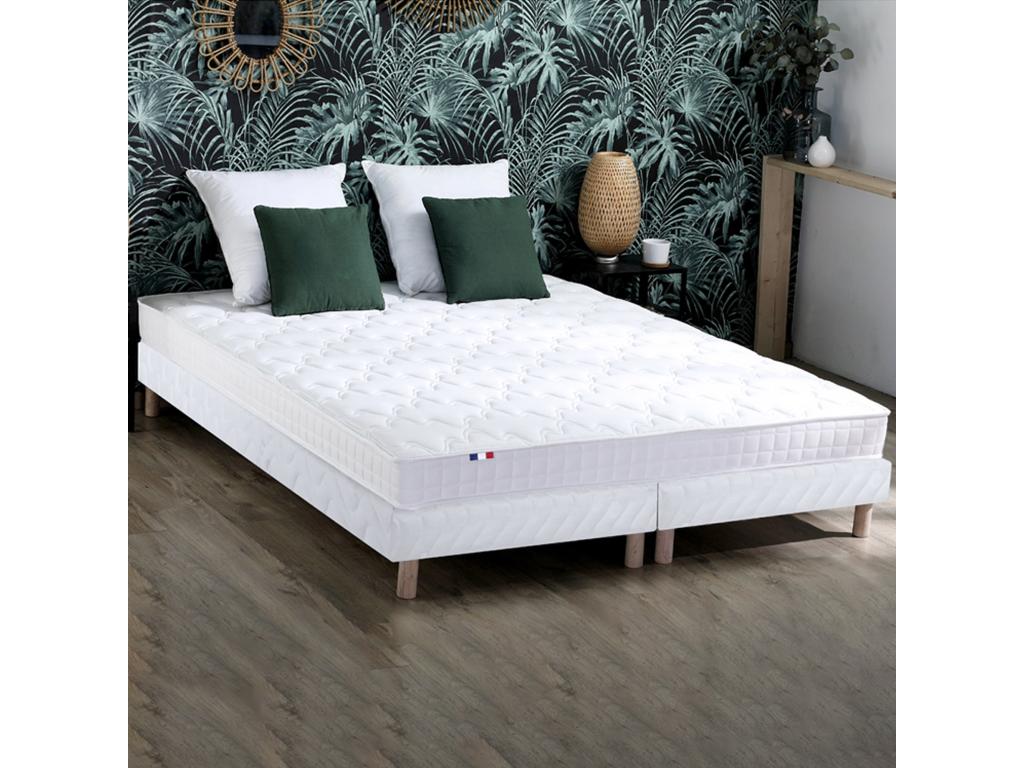 Sommier tapissier à Artvivrestore blanc Fabriqué en France Dimensions - 2x80x200 cm 99438DYEF
