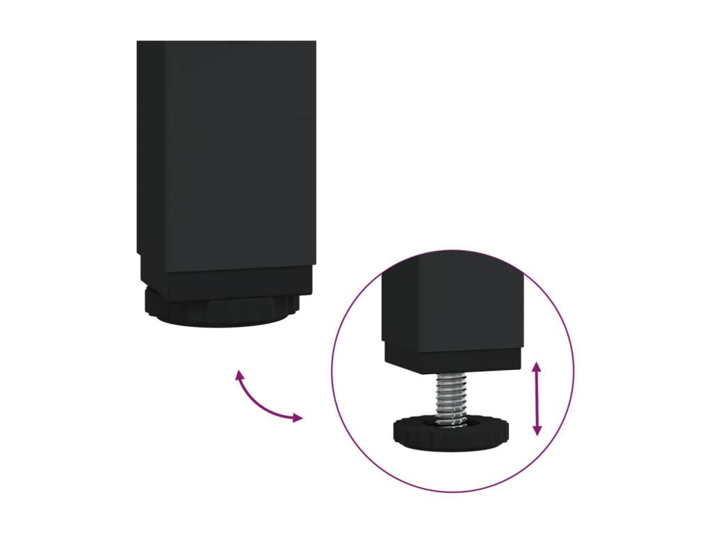 Table basse Chêne fumé 80x50x40 cm Bois d'ingénierie 07460TIIL