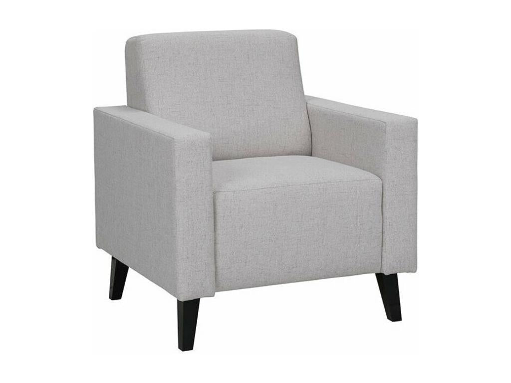 Fauteuil Nidchicshop 125 Gris 80x75x75cm Tapisserie Pieds Plastique 77749IJZH