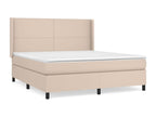 Sommier à Calmetop de lit avec matelas Cappuccino 180x200 27784CJLL