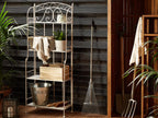 Meuble de rangement PADUA Métal 61 cm 32 cm Blanc 40650POBG