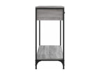 Table console Nidchicshop gris 75x34,5x75 cm bois d'ingénierie 03830RBVI