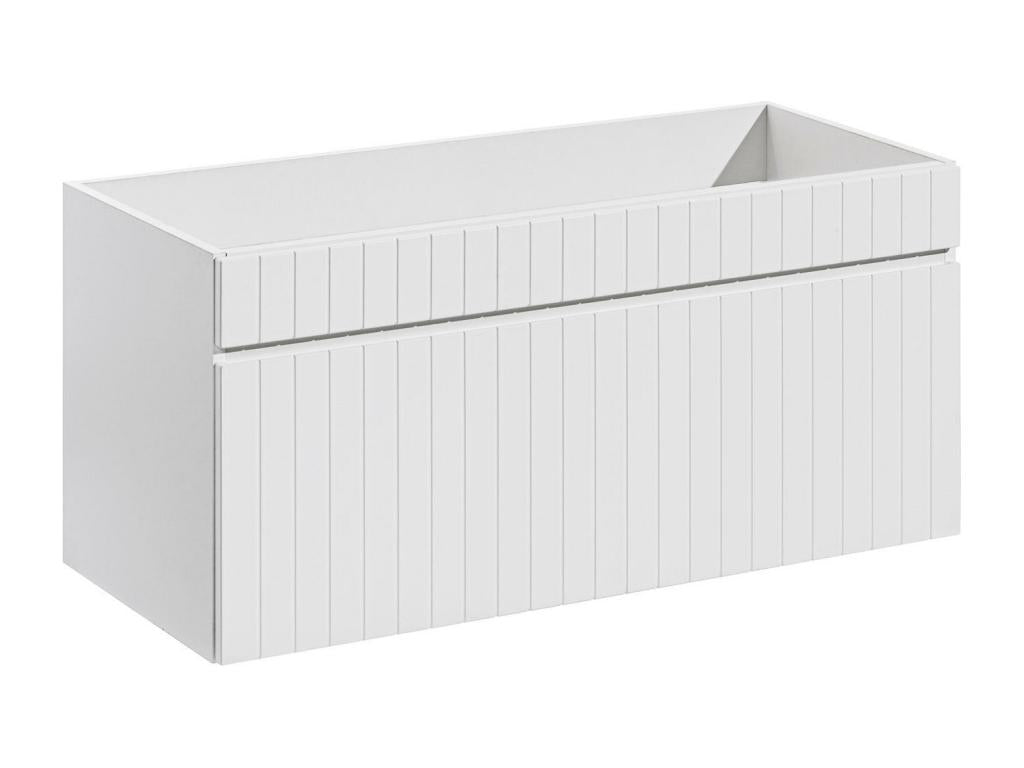 Armoire Sous Lavabos Nidchicshop CUW100 1D 100x46x46 Blanc 20061BALE