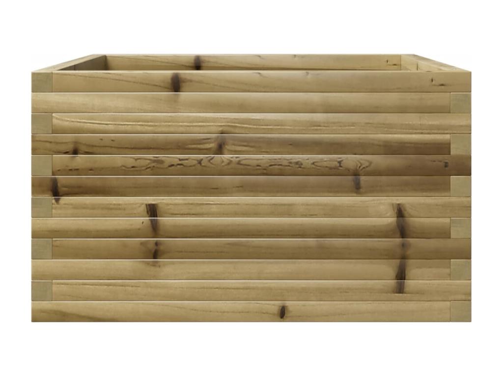 Jardinière 80x80x46 cm bois de pin imprégné 63028VGWU