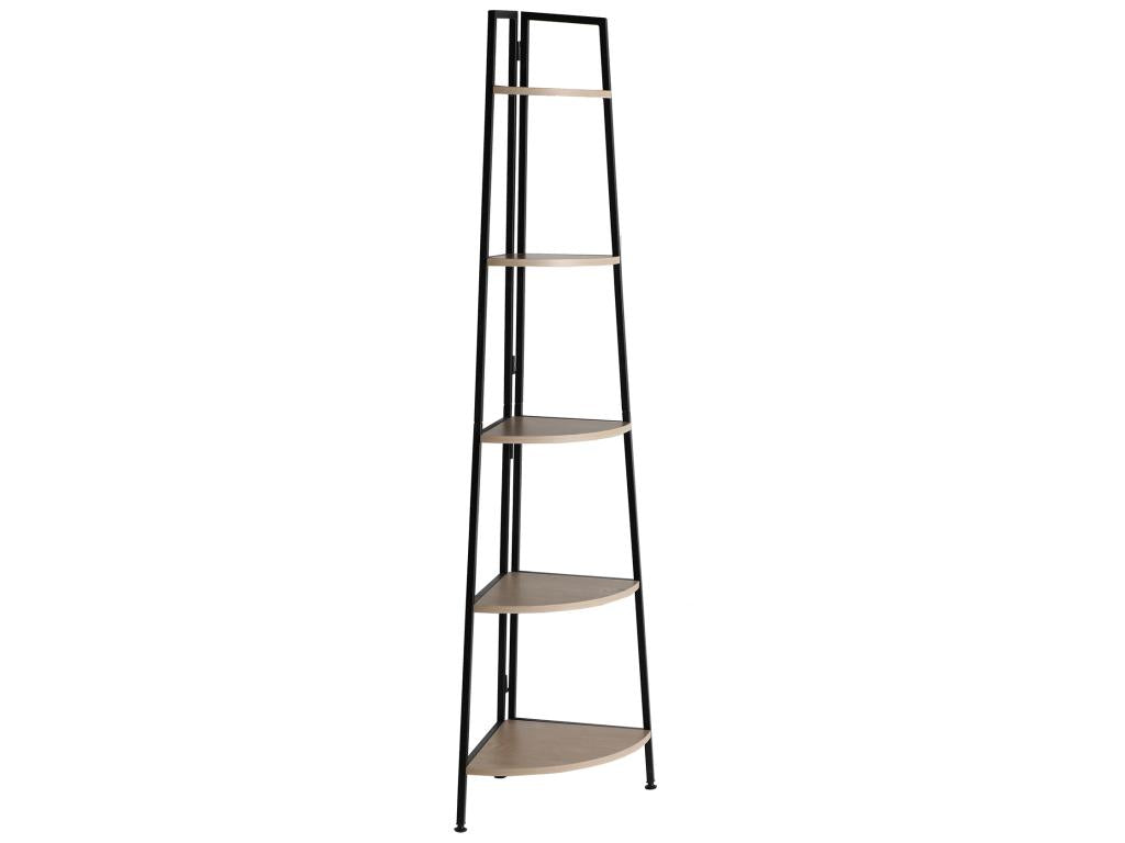 Bibliothèque en fer 50x33x164 cm 12090ITTN