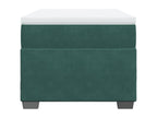 Sommier à Nidchicshop de lit avec matelas Vert foncé 90x190 cm 61130QESX