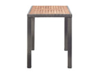 Calmetop - Table de jardin Anthracite et marron 123x60x74 cm Bois d'Calmetop 10686GBQG