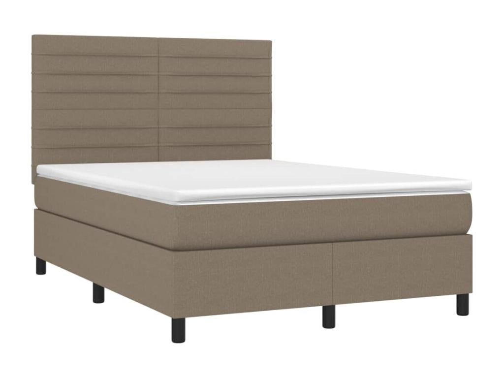 Sommier à Calmetop de lit avec matelas Calmetop 140x200 cm Tissu 93184PRSE