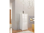 Commode Nidchicshop Commode 6 tiroirs Commode de chambre Made in Italy 50x40h122 cm Blanc brillant 48573KWCJ