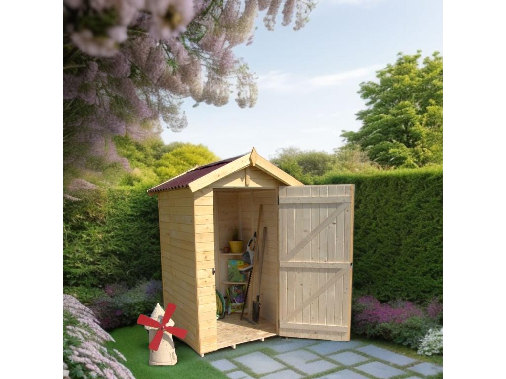 ABP3-Abri Epicéa panneaux 16mm 1,40x1,45 m 2,00m² 75693EZKU