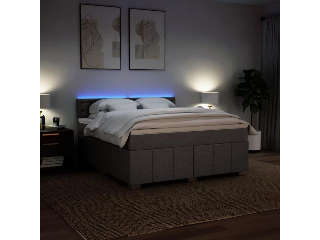 Sommier à Nidchicshop de lit avec matelas Nidchicshop 180x200 cm Tissu 67744WJYS