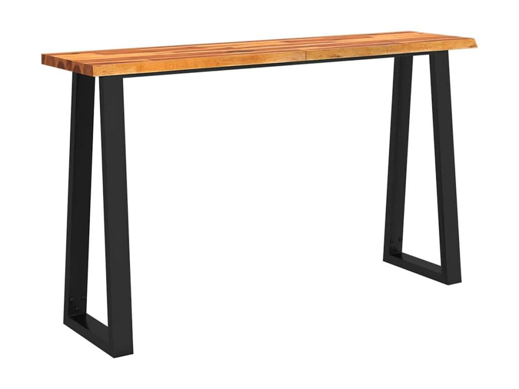 Table console à Calmetop 140x40x80 cm bois d'Calmetop solide 27260ABRJ