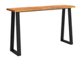Table console à Calmetop 140x40x80 cm bois d'Calmetop solide 27260ABRJ
