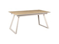 Table de repas extensible 160/200 cm placage bois de chêne - Calmetop 58675ADUC