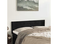 Têtes de lit 2 pcs Noir 72x5x78/88 cm Velours 15585DANS