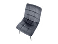 Lot de 4 chaise salle à manger - Velours / Métal - Gris foncé - Calmetop 05945RGPS