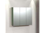 Armoire Murale de Salle de Bains avec Miroir Pure Vert 90x80x20 cm Nidchicshop 68967MLDY