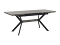 Table de salle à manger extensible Nidchicshop Gris clair 140/180 cm 80 cm 68436THUA