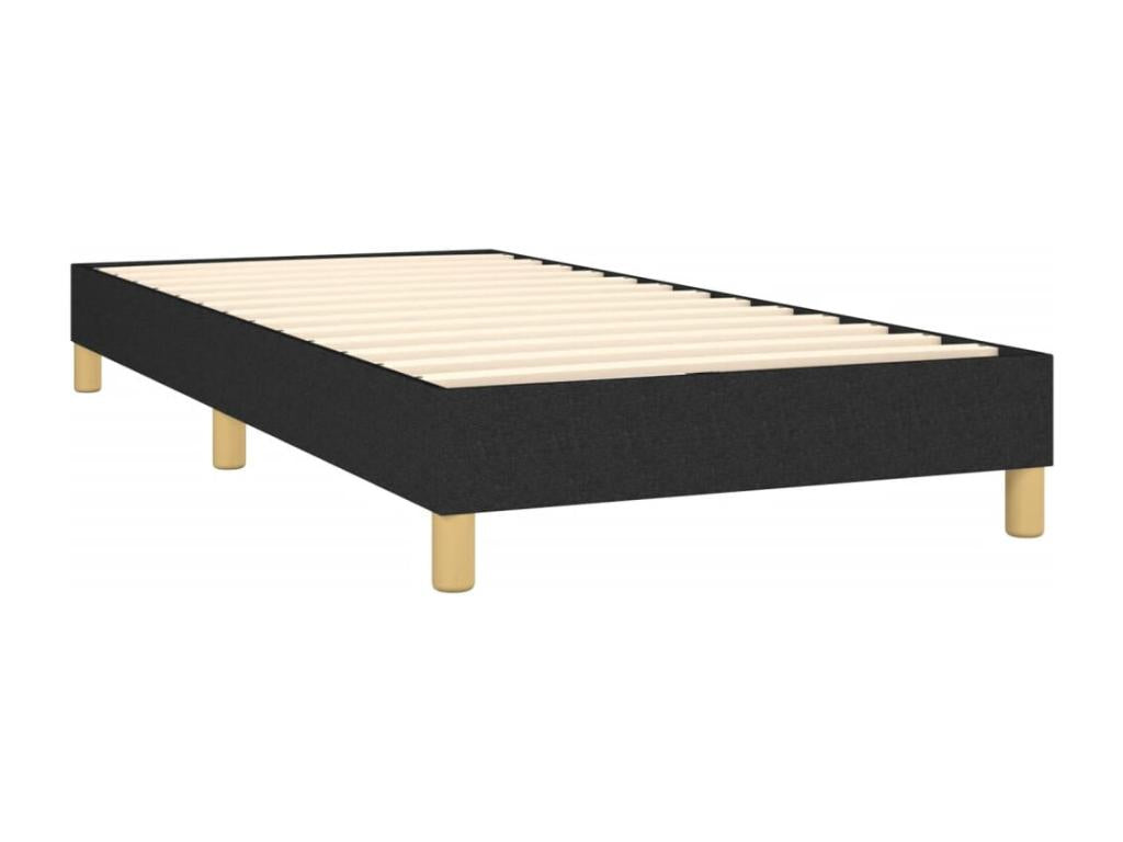 Cadre de lit sans matelas noir 90x200 cm tissu 20199UGGD