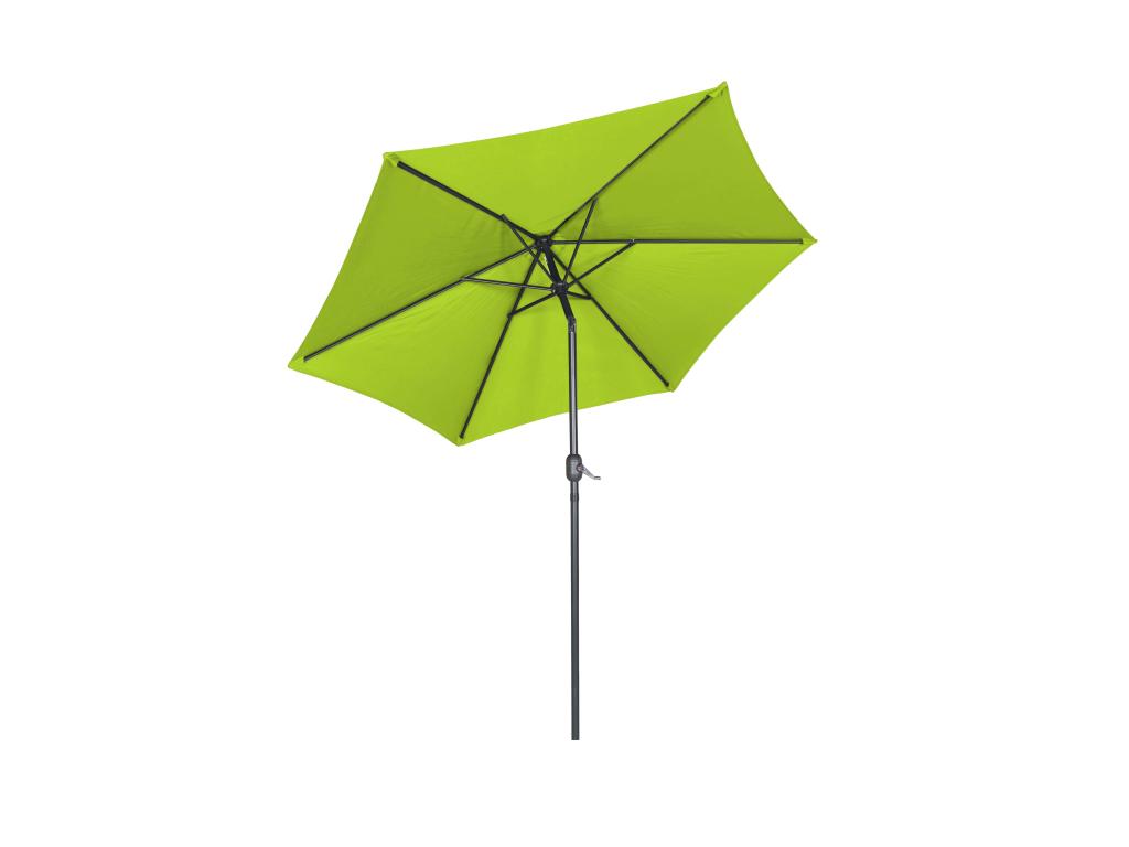 Parasol droit 3m en aluminium vert - Nidchicshop 59280SRSC