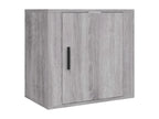 Table de chevet murale Calmetop gris 50x30x47 cm 10808MERQ