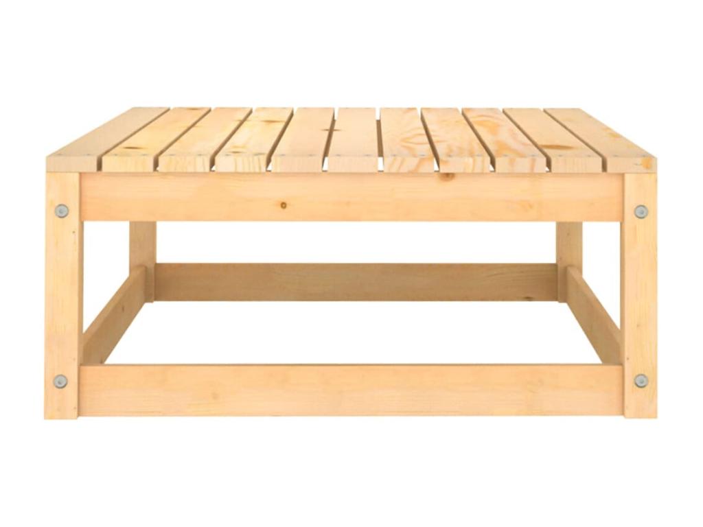 Salon de jardin 9 pcs avec coussins Bois de pin massif 97063TLSH