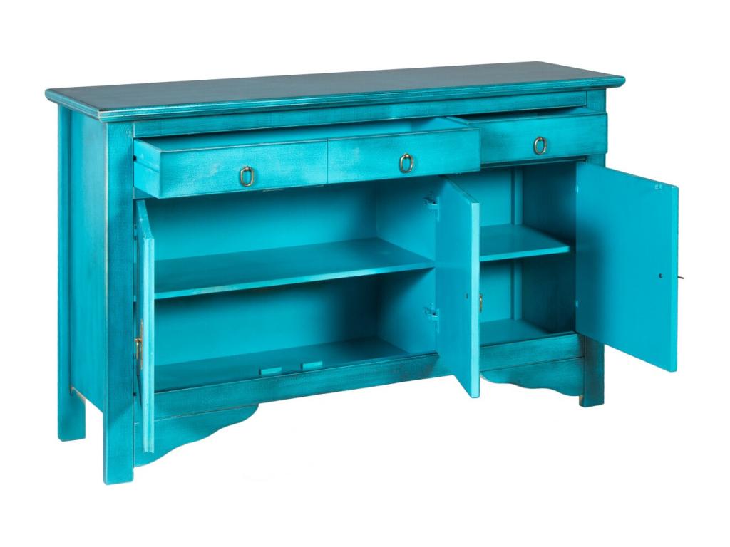 Armoire à Usages Multiples Calmetop Bleu 130x37x84 cm Calmetop 03930AXQC