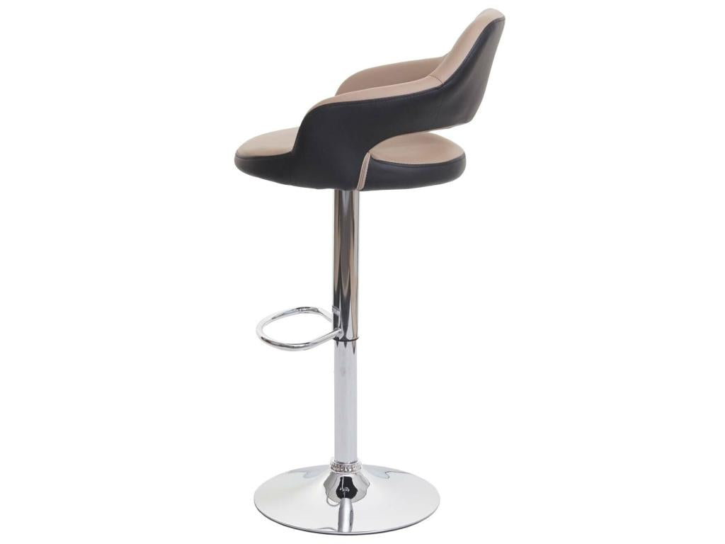 Tabouret de bar Calmetop-F16 lot de 2 Calmetop-noir 86333CIMO