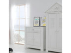 Armoire Haute Nidchicshop Blanc 59202XROJ