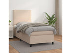 Lit à sommier tapissier avec matelas Cappuccino 80x200 cm 96208CKZG