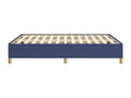 Cadre de lit Bleu 140x190 cm Tissu 82944REXC