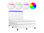 Sommier à Calmetop de lit avec matelas et LED Blanc 140x200 71707JOHP