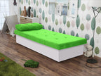 Lit Nidchicshop 100 Unique Vert 80x190 Non 80x190x39cm 75535IQFI