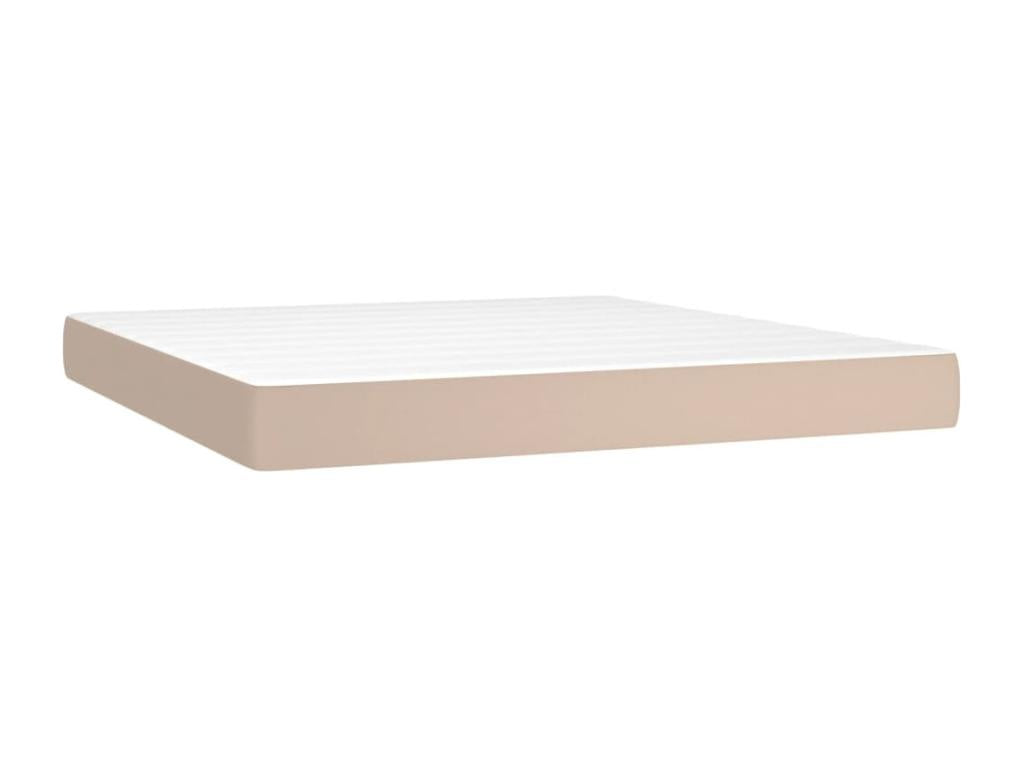 Sommier à Calmetop de lit avec matelas Cappuccino 180x200 27784CJLL
