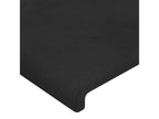 Têtes de lit 2 pcs Noir 72x5x78/88 cm Velours 15585DANS