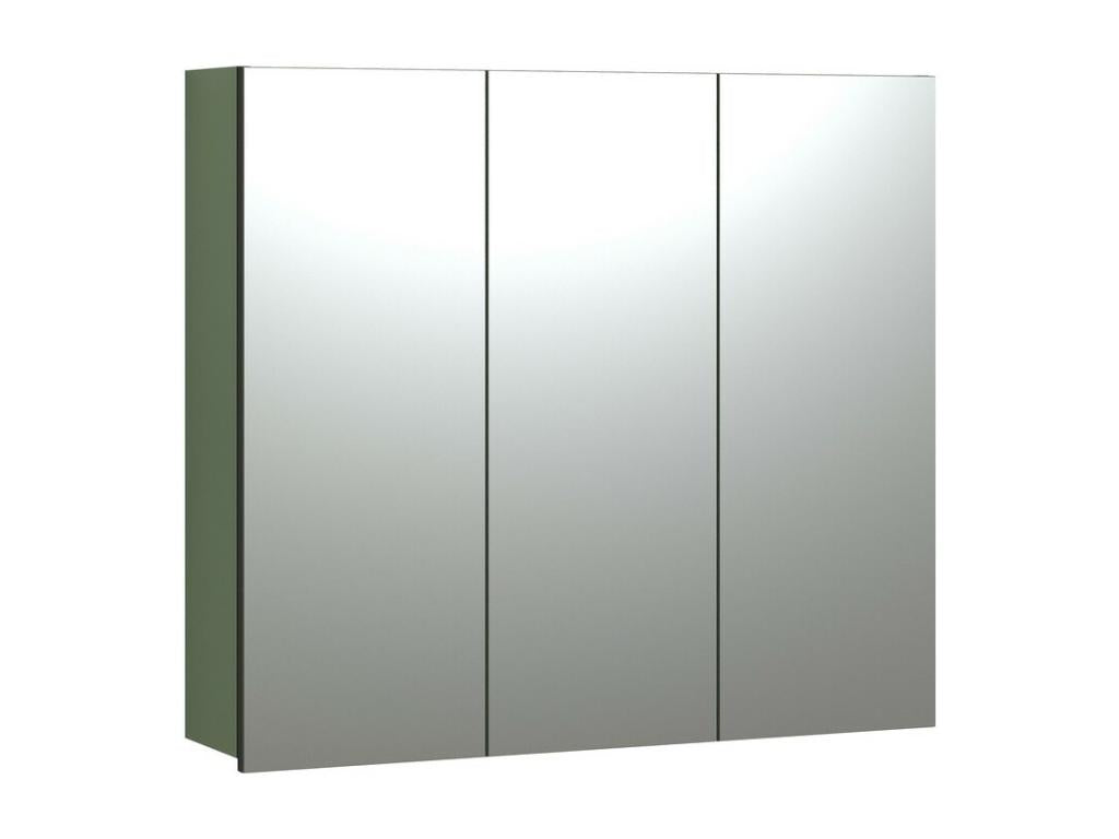 Armoire Murale de Salle de Bains avec Miroir Pure Vert 90x80x20 cm Nidchicshop 68967MLDY