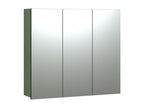 Armoire Murale de Salle de Bains avec Miroir Pure Vert 90x80x20 cm Nidchicshop 68967MLDY
