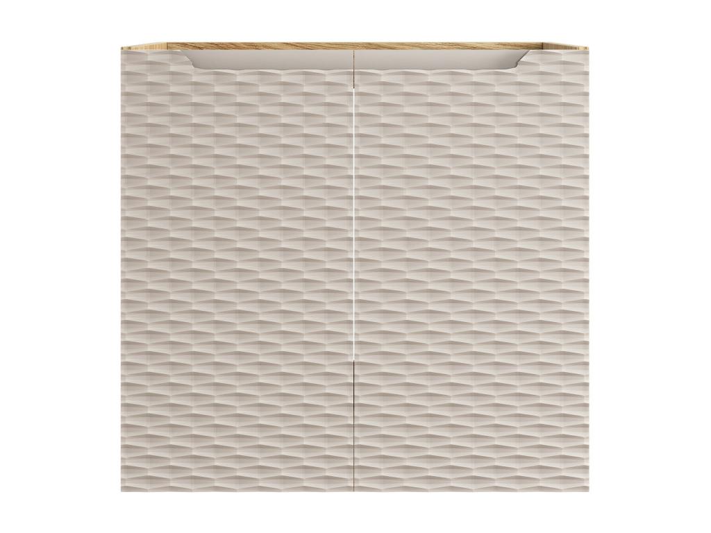 Armoire sous-lavabo Nidchicshop CUW60 2D 60x46x57 Clair naturel 11820HTXY