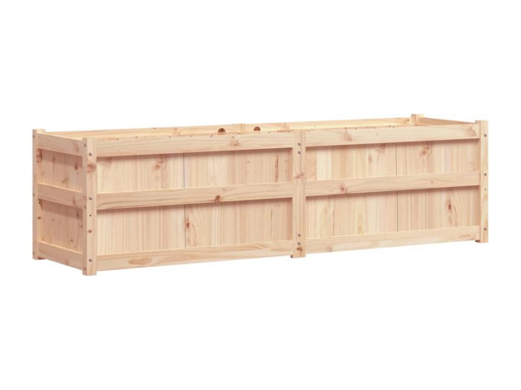 Jardinière 180x50x50 cm bois de pin massif 87028SKLQ