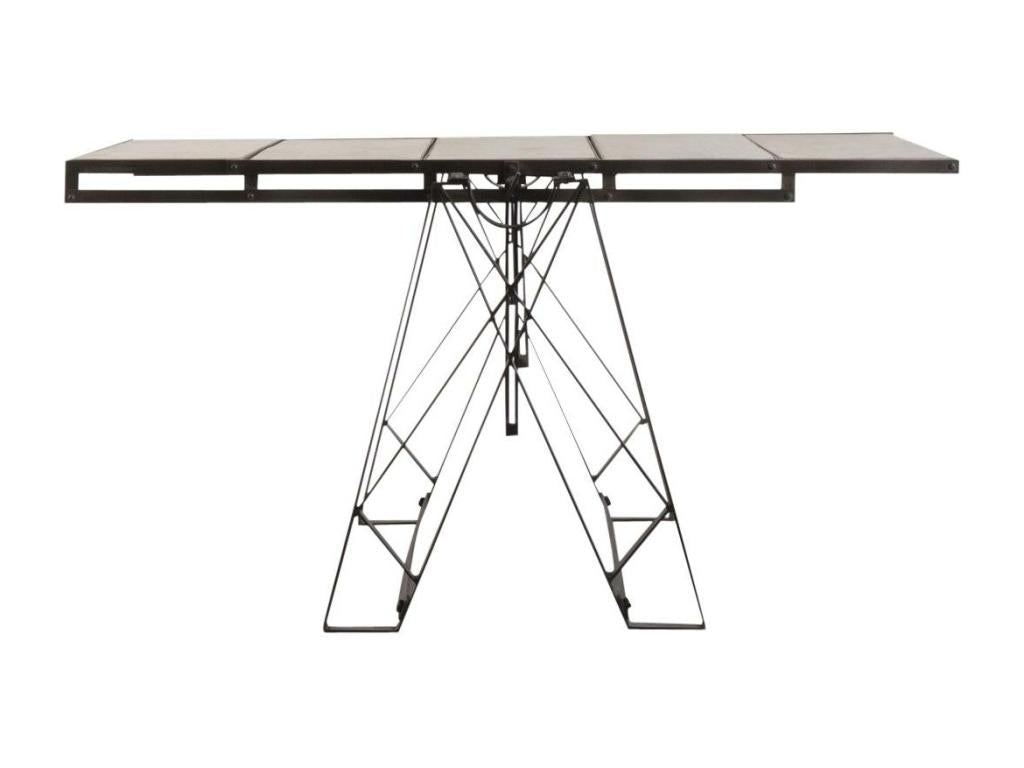 Table étagère en bois de manguier Nidchicshop 38538JUDQ