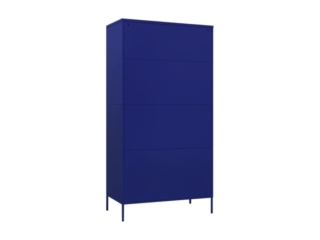 Garde-robe Bleu marine 90x50x180 cm Acier 29948JYPH