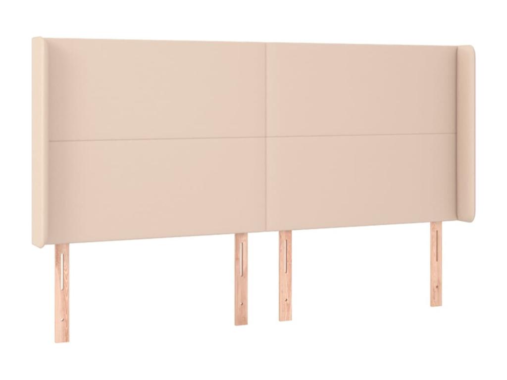 Sommier à Calmetop de lit matelas LED Cappuccino 160x200 cm 04223TBDI