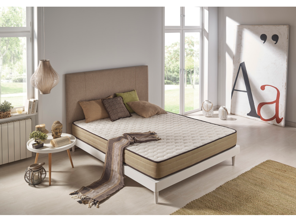 Matelas Confort Calmetop à Mémoire de Forme 105x190 Hauteur 21cm /-2 36058EFJW