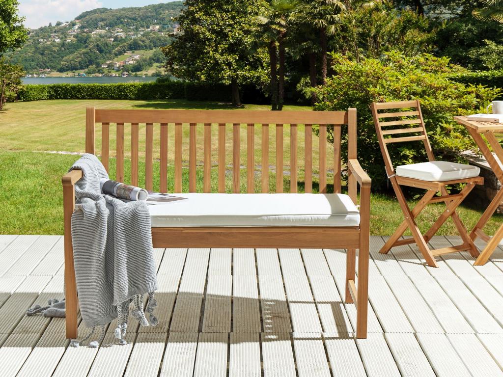 Coussin de banquette Calmetop 112x54 cm Blanc cassé 05984KHTI