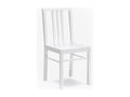 Calmetop - Chaise en bois blanche 2 pcs 32771YKXR